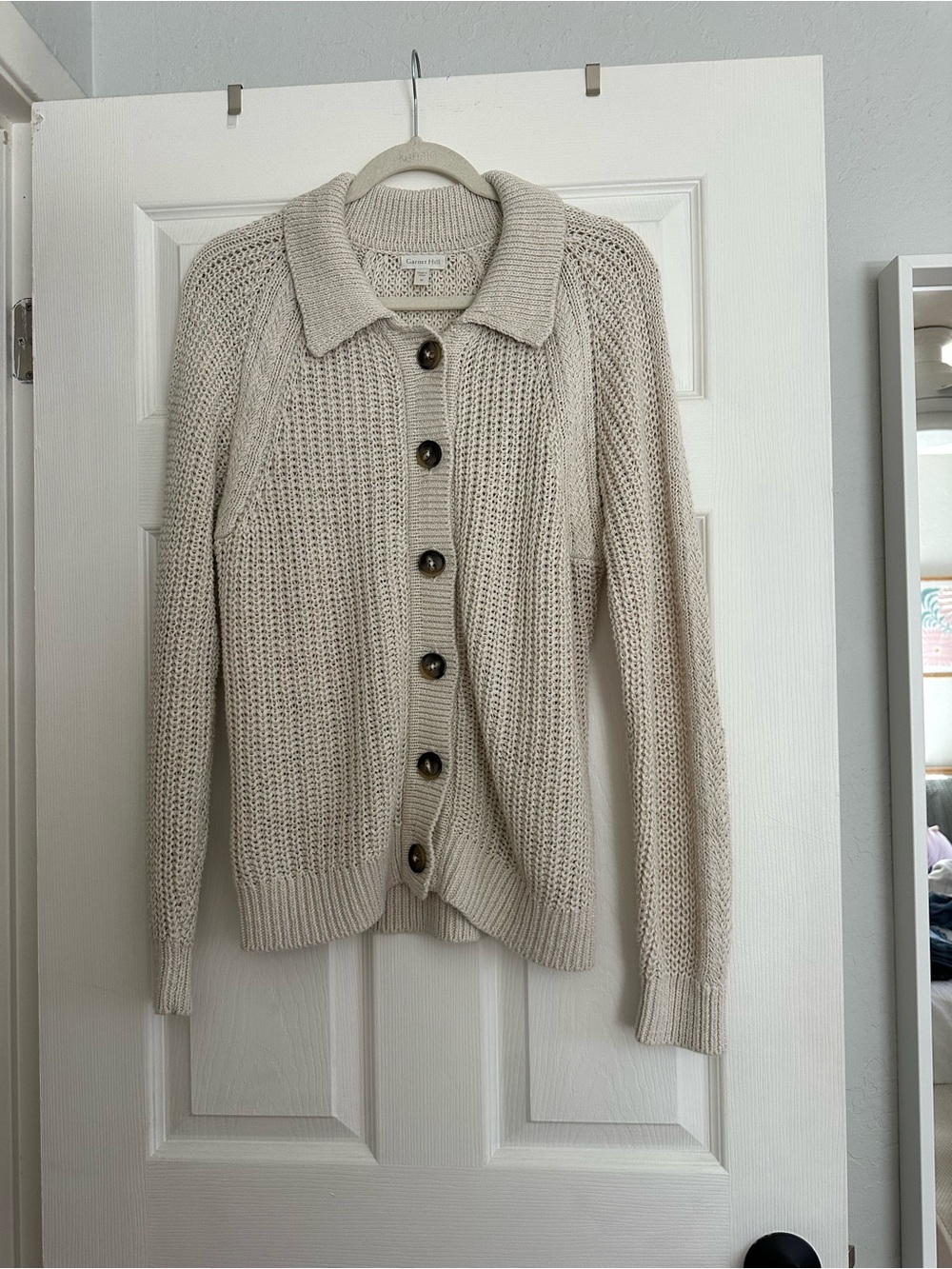 Maren Linen & Organic-Cotton Cardigan